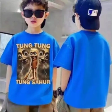 Áo thun unisex Katun 100% cổ tròn size 3/4-14 Malaysia - Giá ưu đãi 143,332₫