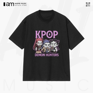 Áo thun unisex KPop Demon Hunters Chibi Ramen oversized 100% cotton ngắn tay - Giá 220.000 VND giảm từ 272.800 VND