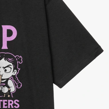 Áo thun unisex KPop Demon Hunters Chibi Ramen oversized 100% cotton ngắn tay - Giá 220.000 VND giảm từ 272.800 VND