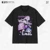 Áo thun unisex KPop Demon Hunters HUNTR/X Oversized 100% cotton ngắn tay giảm 240k