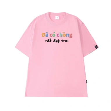 Áo Thun Unisex O1A214 - Cotton Cao Cấp, Mềm Mịn, Thoáng Mát, Đã Có Chồng Đẹp Trai 4