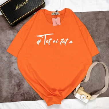Áo Thun Unisex Oversize Thoáng Mát In Chữ TẾT ƠI TẾT À - Size M-XXL Giá 204k