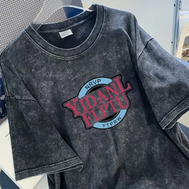 Áo Thun Unisex Phom Rộng Nâu Rửa Xám Vintage In Chữ Trendy Streetwear Chất Mềm Cao Cấp 69k 9 Áo Thun Unisex Phom Rộng Nâu Rửa Xám Vintage In Chữ Trendy Streetwear Chất Mềm Cao Cấp 69k 9