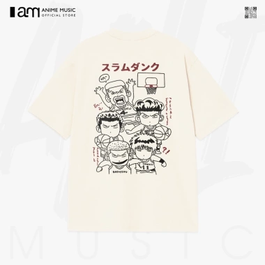 Áo thun Unisex Slam Dunk Chibi Kawaii Oversized 100% Cotton ngắn tay Giá chỉ 240.000 VND 10