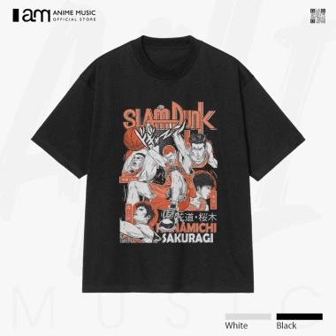 Áo thun Unisex Slam Dunk Hanamichi Sakuragi Digital Art Oversized 100% Cotton giá 220.000₫