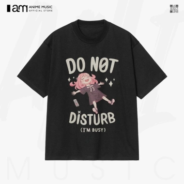 Áo thun Unisex SPYxFAMILY Anya DOT NOT DISTURB Oversized Cotton ngắn tay 220.000₫
