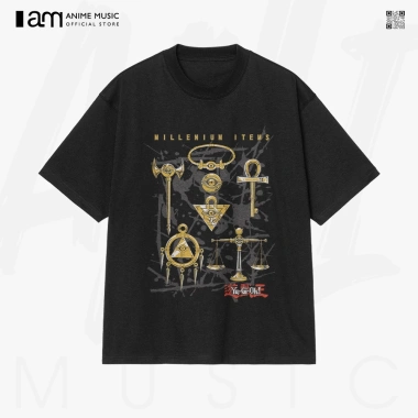 Áo thun Unisex Yu‑Gi‑Oh Millenium Items Oversized 100% Cotton ngắn tay - Giá 220.000₫