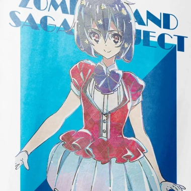 Áo thun Unisex Zombie Land Saga Ai Mizuno Digital Art Oversized 100% Cotton ngắn tay - Giá ưu đãi 220k