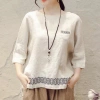 Áo Thun Vải Lanh Cotton Ba Phần Tay Rời M-4XL 2.023 - Retro Mùa Hè Dân Tộc, Kích Thước Lớn, Giá Ưu Đãi 208.440₫