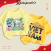 Áo thun Việt Nam Quốc Khánh 2-9 BabyloveGO cotton mềm mịn, thoáng mát bé 1‑10 tuổi – 89.000₫ 6