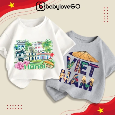Áo thun Việt Nam Quốc Khánh 2-9 BabyloveGO cotton mềm mịn, thoáng mát bé 1‑10 tuổi – 89.000₫ 8