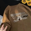 Áo thun vintage nữ wash CLOT unisex 100% cotton form rộng cao cấp - 89.000₫ 4