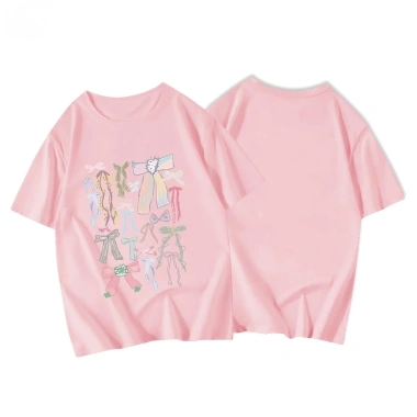 Áo thun xám cute mùa hè form rộng nữ 100% cotton 260gsm - Giá chỉ 69.000 RTOML