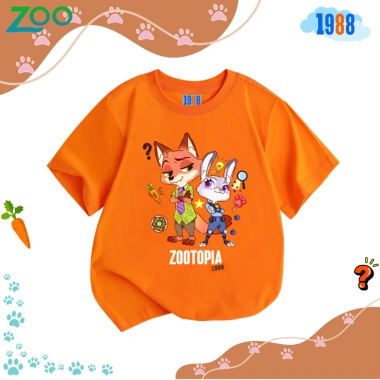 Áo thun ZooTopia 2 cho bé - áo phông nhiều màu, size 15-60kg, giá 90.000 VND