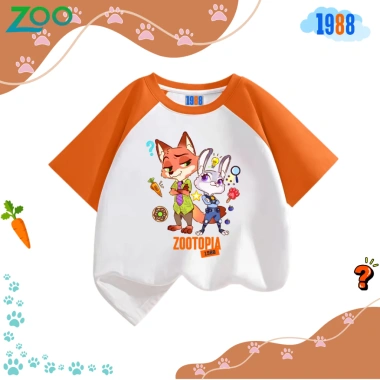 Áo thun ZooTopia 2 cho bé - áo phông nhiều màu, size 15-60kg, giá 90.000 VND