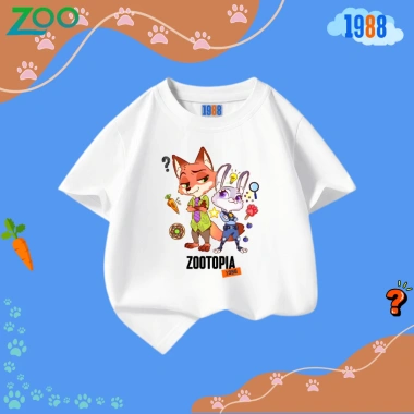 Áo thun ZooTopia 2 cho bé - áo phông nhiều màu, size 15-60kg, giá 90.000 VND 9 Áo thun ZooTopia 2 cho bé - áo phông nhiều màu, size 15-60kg, giá 90.000 VND 9