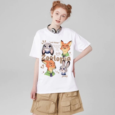 Áo Thun ZOOTOPIA CUTE THINGS 2.025 Form Rộng Oversize Unisex 100% Cotton Nam Nữ - Giá 69k
