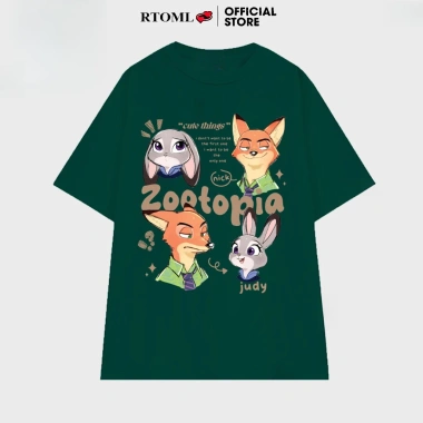 Áo Thun ZOOTOPIA CUTE THINGS 2.025 Form Rộng Oversize Unisex 100% Cotton Nam Nữ - Giá 69k
