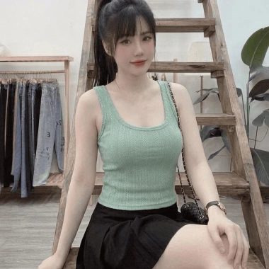Áo Thừng 3 Lỗ Viền Gân Khoét Lưng Hót Trend - Giá Chỉ 92.300₫ Giảm Đặc Biệt 7