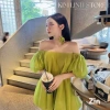 Áo tơ bo trễ vai tay bồng - Thời trang nữ, giảm giá 22% chỉ 139k 2