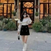 Áo tơ mềm trễ vai tay nhấn bèo - Siêu mát, giảm giá tới 22% chỉ 124.200₫ 7