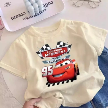 Áo trẻ em cotton cổ tròn thoải mái mùa hè - Giá chỉ 100.333 VND giảm từ 126.420 VND