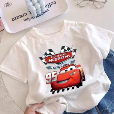 Áo trẻ em cotton cổ tròn thoải mái mùa hè - Giá chỉ 100.333 VND giảm từ 126.420 VND