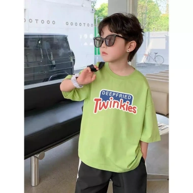 Áo trẻ em unisex 100% cotton, in hình cổ tròn, dáng rộng vừa vặn, ngắn tay cho bé 1-13 tuổi - Giá chỉ 143.332 VND 5 Áo trẻ em unisex 100% cotton, in hình cổ tròn, dáng rộng vừa vặn, ngắn tay cho bé 1-13 tuổi - Giá chỉ 143.332 VND 5