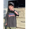 Áo trẻ em unisex 100% cotton, in hình cổ tròn, dáng rộng vừa vặn, ngắn tay cho bé 1-13 tuổi - Giá chỉ 143.332 VND 6