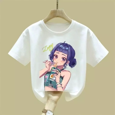 Áo trẻ em unisex K-Pop in họa tiết ngắn tay, phong cách cho bé gái - giá ưu đãi 143.332 VND 3 Áo trẻ em unisex K-Pop in họa tiết ngắn tay, phong cách cho bé gái - giá ưu đãi 143.332 VND 3