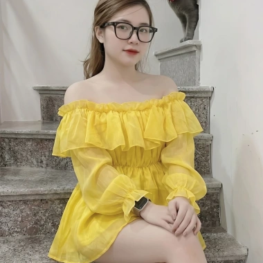 Áo trễ vai bánh bèo 2 lớp nhiều màu - Siêu nhẹ, thời trang, Giá chỉ 106.500₫ 8