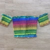 Áo trễ vai croptop 7 sắc cầu vồng hở eo sexy - Giá chỉ 71.710 VND, giảm tới 20% 3