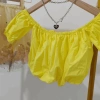 Áo trễ vai croptop dáng bo cộc tay - Sexy, thoáng mát, giảm giá chỉ 82.800₫ 4