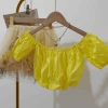 Áo trễ vai croptop dáng bo cộc tay - Sexy, thoáng mát, giảm giá chỉ 82.800₫ 6