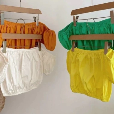 Áo trễ vai croptop dáng bo cộc tay - Sexy, thoáng mát, giảm giá chỉ 82.800₫ 7