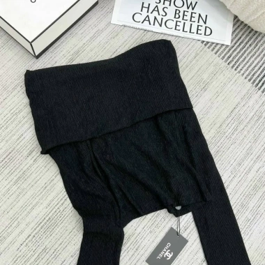 Áo trễ vai ngang xốp nhũ hở kiểu mới - Siêu nhẹ, sexy, giảm giá 96.600đ (Giá gốc 122.682đ)