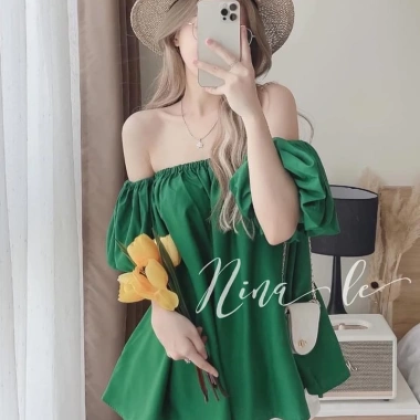 Áo trễ vai tay bồng mềm mại, giảm giá 20% chỉ 82.800đ - Loại Đẹp 4 Áo trễ vai tay bồng mềm mại, giảm giá 20% chỉ 82.800đ - Loại Đẹp 4