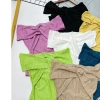 Áo trễ vai xốp xoắn chéo sexy, thiết kế quyến rũ, giảm giá, chỉ 103.500đ cho nữ thời trang 10