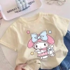 Áo tròn cổ cartoon in họa tiết mùa hè thoải mái - Giá ưu đãi 143.332 VND 3