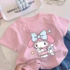 Áo tròn cổ cartoon in họa tiết mùa hè thoải mái - Giá ưu đãi 143.332 VND 4
