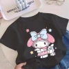 Áo tròn cổ cartoon in họa tiết mùa hè thoải mái - Giá ưu đãi 143.332 VND 6