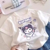 Áo tròn cổ cotton in nhân vật thời trang, tay ngắn, xu hướng, giá chỉ 143.332 VND 3