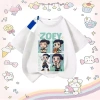 Áo tròn cổ cotton trẻ em tay ngắn họa tiết đơn, thoải mái, giá ưu đãi 143.332₫ 3