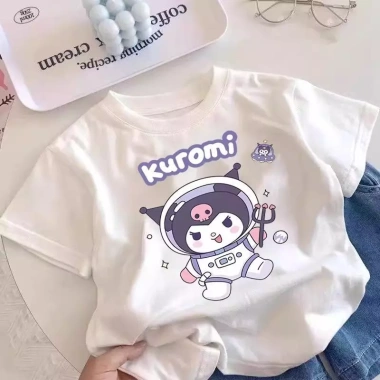 Áo tròn cổ in họa tiết, vải mềm mịn, ngắn tay thời trang, giá 85.999 VND Widen