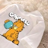 Áo tròn cổ rộng tay cotton bé gái mùa hè - Hình đơn thoáng mát, giá 143.332 VND 9