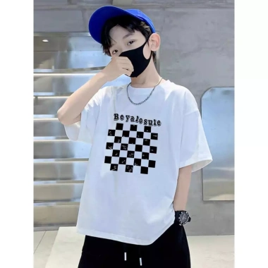 Áo Tròn Cổ trẻ em 1-13 tuổi dáng rộng hình in phong cách Hàn 100% cotton giảm còn 99.999 VND