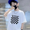 Áo Tròn Cổ trẻ em 1-13 tuổi dáng rộng hình in phong cách Hàn 100% cotton giảm còn 99.999 VND 10