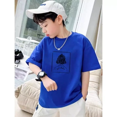 Áo Tròn Hình In Cotton Unisex 14-2 tuổi, Vừa Vặn Dáng Rộng - Giảm Giá 22%