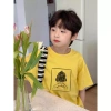 Áo Tròn Hình In Cotton Unisex 14-2 tuổi, Vừa Vặn Dáng Rộng - Giảm Giá 22% 2