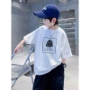 Áo Tròn Hình In Cotton Unisex 14-2 tuổi, Vừa Vặn Dáng Rộng - Giảm Giá 22% 3